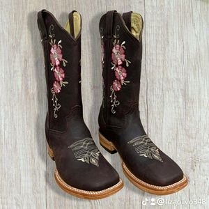 Genuine leather womens boots
